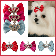 Load image into Gallery viewer, Royal Pup Crown Bow