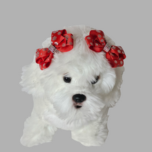 Load image into Gallery viewer, Snowflake Hair Bows