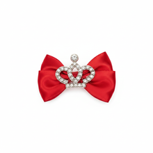 Load image into Gallery viewer, Red Royalty Hair Bow