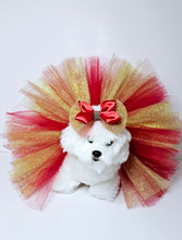 Load image into Gallery viewer, Sparkling Red / GoldTutu Set