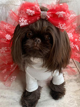 Load image into Gallery viewer, Christmas Snowflake Tutu Set Red
