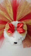 Load image into Gallery viewer, Sparkling Red / GoldTutu Set
