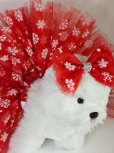 Load image into Gallery viewer, Christmas Snowflake Tutu Set Red