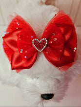 Load image into Gallery viewer, Red Hairbow Heart
