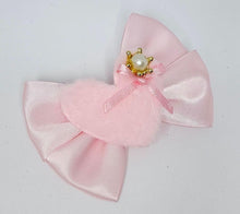 Load image into Gallery viewer, Pink Fluffy Heart Bow
