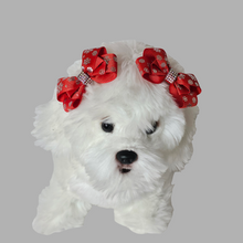 Load image into Gallery viewer, Snowflake Hair Bows
