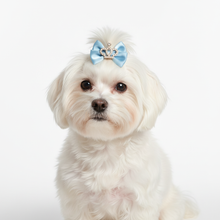 Load image into Gallery viewer, Powder Blue Royalty Hair Bow
