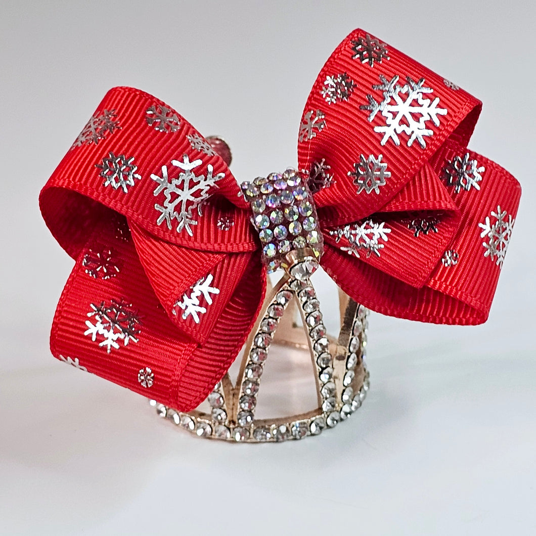 Snowflake Hair Bows