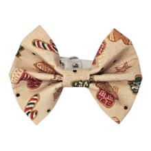 Load image into Gallery viewer, Festive Slide-On Dog Bow Tie Christmas Collection
